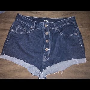 Super high rise jean shorts BDG urban outfitters